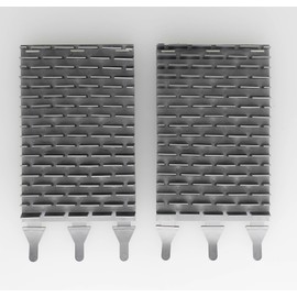 Zodiac Vortex Brush, Grey, 13 x 26 x 4 cm