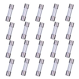 HUAREW F15AL250V 20 Pcs 5x20mm Fast-Blow Glass Fuse 15A 250V 0.2x0.78 inch time delay Fuse(Pack of 20 Pcs)