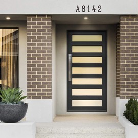 3 Inch House Letter, Home Address Letter, Vintage Cast Iron Home Letter Solid Metal Gate Mailbox Number, Matching Screws Included, Black Letter C