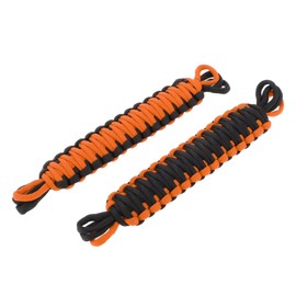 REPAIROCK 2pcs Door Strap Swing for Jeep Wrangler TJ JK JKU JL JLU YJ for Gladiator JT 2/4 Door 1987-2021 Door Limiting Straps Door Check Straps Retractable Swing Limiter Nylon Black Orange
