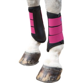 Shires Arma Neoprene Brushing Boots in Raspberry Pony, Rspbry