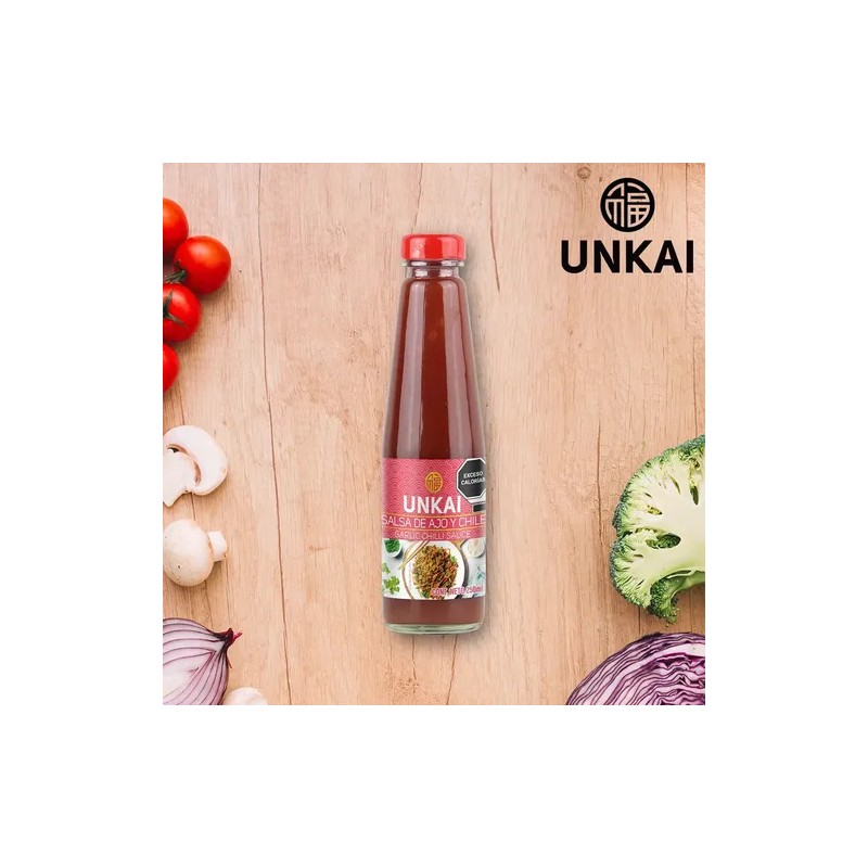 Salsa De Ajo Y Chile Unkai 250ml