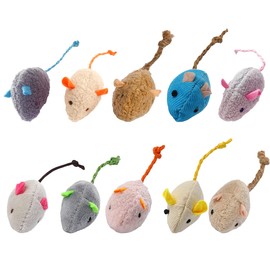 Catnip Toy, Mouse Plush Cat Toy, Mice and Animal Toy for Kitten Indoor, Chew Toy for Movement (Pack of 20)