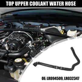 X AUTOHAUX Top Upper Coolant Water Hose LR094509 LR032347 for Land Rover for Range Rover Evoque for Land Rover LR2 2012-2014