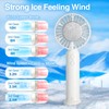WHOLEV Portable Handheld Fan with Refrigeration Mode, 3 Speed Cold