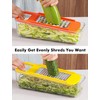 Geedel Professional Mandoline Slicer for Kitchen, Multi Purpose Vegetable Slicer