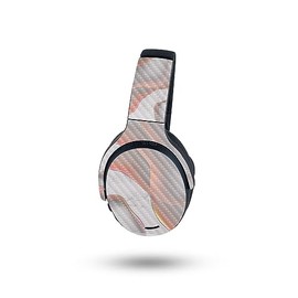 MightySkins Carbon Fiber Skin Compatible with Skullcandy Crusher ANC 2 - Bubble Marble | Protective, Durable Textured Carbon Fiber Finish | Easy to Apply