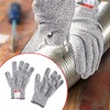 IDEAPRO Cut Resistant Gloves, Level 5 Protection, Food Grade, Safty