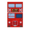 Elgate London Red Bus Tea Towel - British Souvenir Kitchen