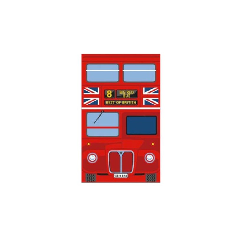 Elgate London Red Bus Tea Towel - British Souvenir Kitchen