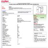 Molex (9-Circuits) Male & Female Receptacle Plug, w/Terminal sockets w/18-24