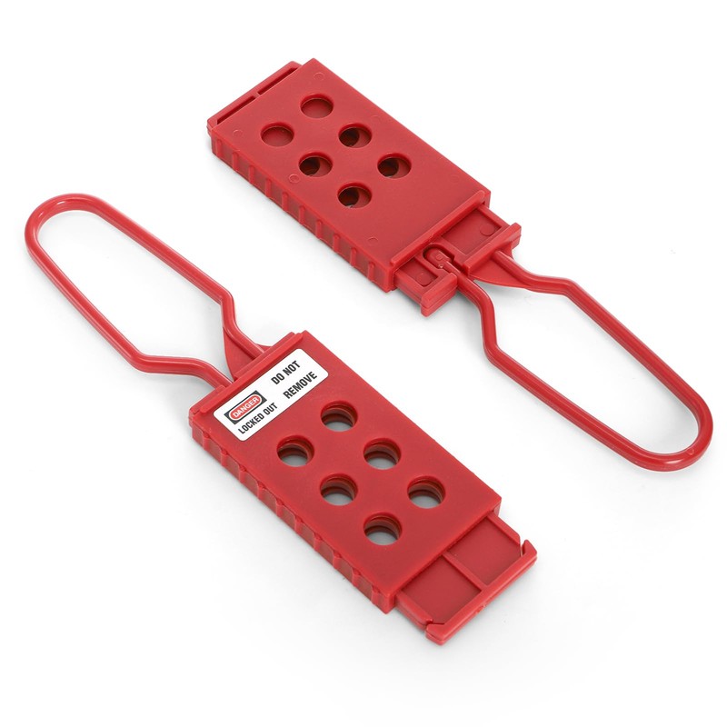 Frcctre 12 Pack Lock Out Tag Out Hasp, 6 Holes