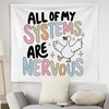 WNAGT Funny Silly Goose Mental Health Tapestry Wall Hanging, Funny