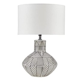 INK+IVY Modern Agape Agape Table Lamp with White Finish II153-0113