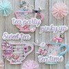 KSCRAFT Tea Cup Shaker Metal Cutting Dies Stencils for DIY