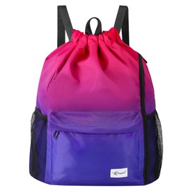 Risefit Waterproof Drawstring Gym Bags, Swim Bags for Adults, PE Kit Bags for Kids School