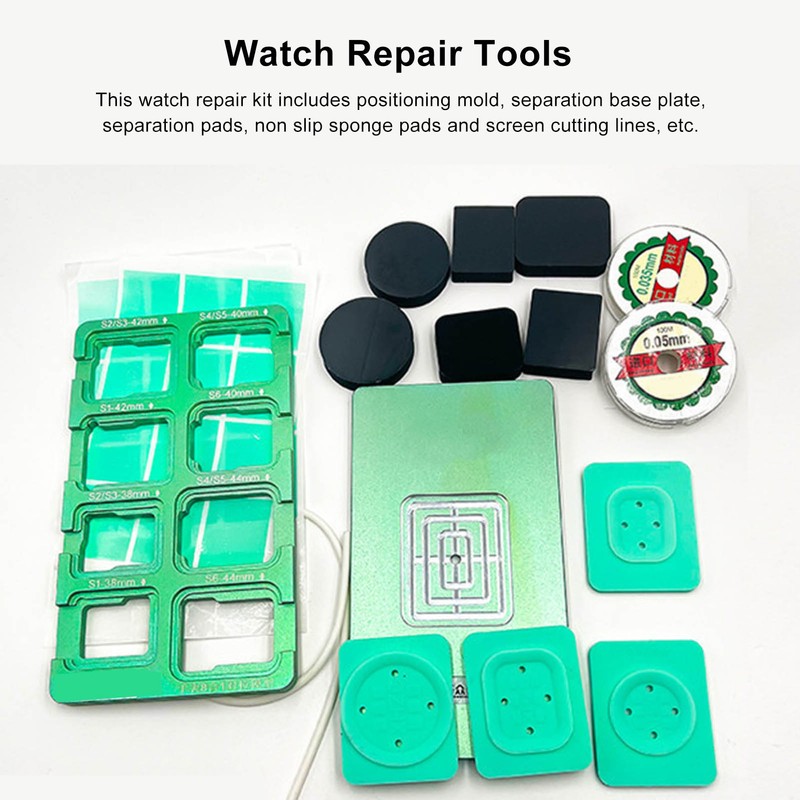 Watch Repair Tools Positioning Mould Separation Plate Sponge Pad Screen