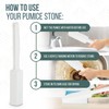Powerstone Pumice Stone Toilet Bowl Cleaner with Extra Long Handle