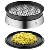 WMF Kitchen classics Ingwerreibe mit Aufbewahrungsbehälter, Gewürzreibe, Cromargan Edelstahl, Kunststoff,