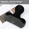 KINIVA Sunglasses Holder for Car Visor PU Leather Glasses Case