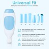 Squeezi 2 Unit Pack (Bright White) Wall Mounted Shower Dispenser