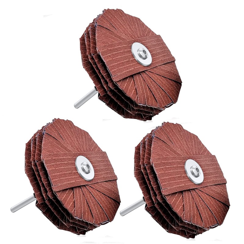 LINE10 Tools 4-inch Sanding Mop Kit, Moulding Flap Wheel Sander
