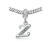 KunBead Jewelry Letter Z Initial Charms Dangle Grandma 30 Birthday