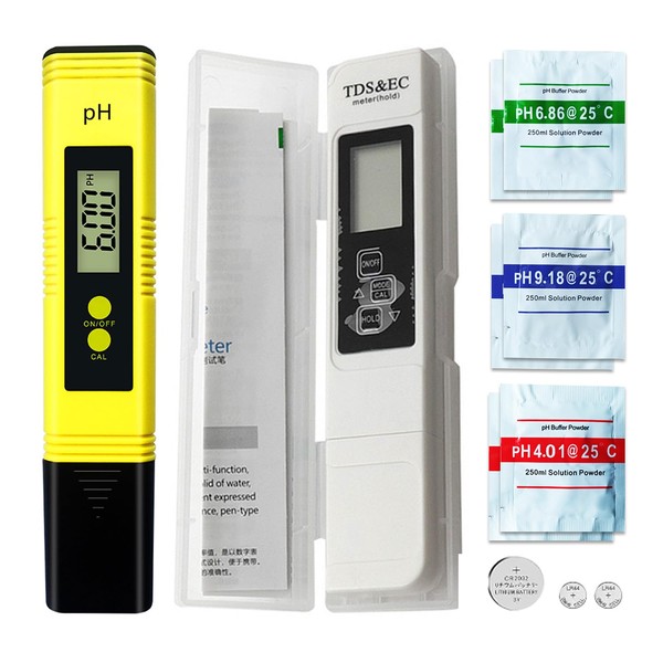 SIGANDG Digital TDS/EC Temperature Meter PH Meter Water Quality Test