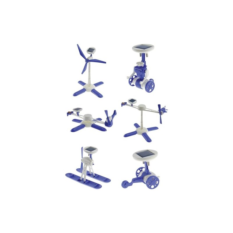 Sol-Expert Group 46013, 6 in 1 Solar Kit – Blue/White