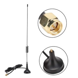 Oumij Antena Vehículo Vertical gsm Antena de Bombeo para Exteriores 2G / 3G / 4G GPRS 2.4G / 433MHz 12dBi Antena de Alta Ganancia de de Longitud