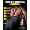 MANUEKLEAR 2-in-1 Weightlifting Belt & Dip Belt with 36.7 IN