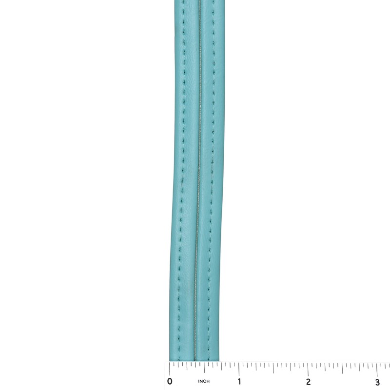 Hidem Marine Vinyl Upholstery Trim Light Blue Sample 3" Boat