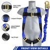 TRSMIMA Safety Harness Fall Protection - Full Body Construction Roofing