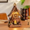 ROKR Cuckoo Clock 3D Wooden Puzzle DIY Model Kit Budding