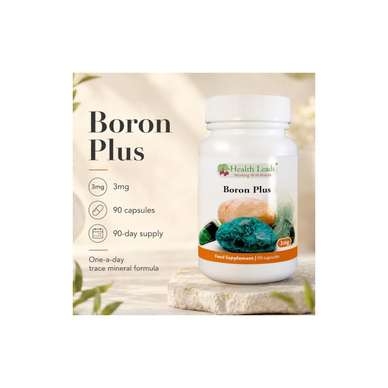 Dual-Source Boron 3mg with Vitamin B2 | Health Leads
