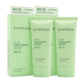 Enprani 엔프라니 알로에 워터프루프 선크림 100ml+100ml31327078 Enprani Aloe Waterproof Sunscreen 100ml + 100ml 31327078