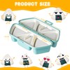HIBILDER 6 in 1 Onigiri Mold Triangle Sushi Mold Once