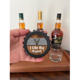 Hunting Gifts for Men, Christmas Stocking Stuffer Guys, Funny Beer Bottle Opener Magnet, Deer Hunter Birthday Present