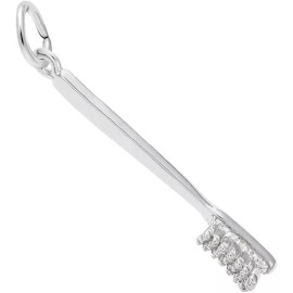 Rembrandt Sterling Silver Toothbrush Charm by Rembrandt
