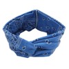Vctitil Cashew Flower Print Headbands For Women Fashion Wide Headband
