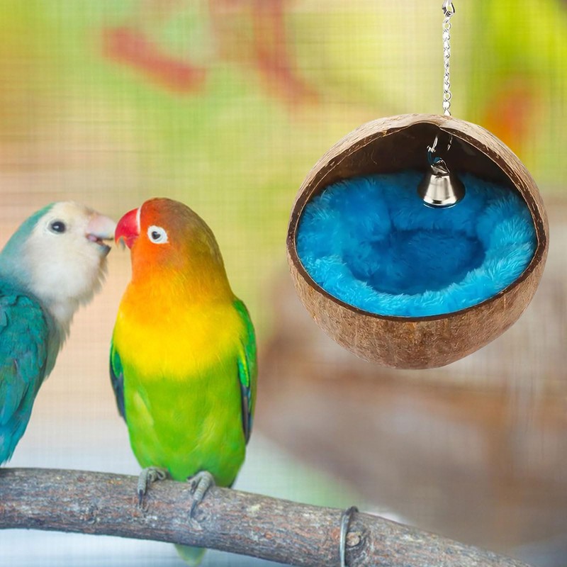 coconut shell bird nest natural coconut shell parrot nest bird