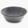 BAREBONES Enamel Bowl Set of 2, Stone Gray