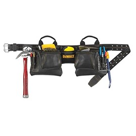 DEWALT DG5472 Carpenter's Top Grain Leather Apron, 12 Pocket