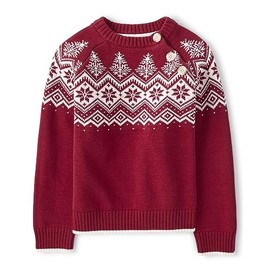 Gymboree,and Toddler Long Sleeve Sweaters,Winter Red,6