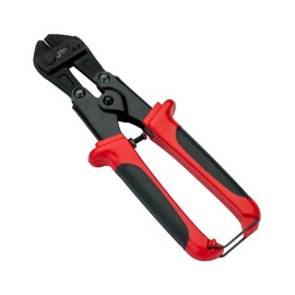Jetech 8 Inch Mini Bolt Cutter, Multi-Functional Portable Compound Cutting Action Cutter with Heat-Treated Cr-V Alloy Steel Blades, Ergonomic Plastic Grip Handle for Bolts, Threaded Rods, Mesh, Wires