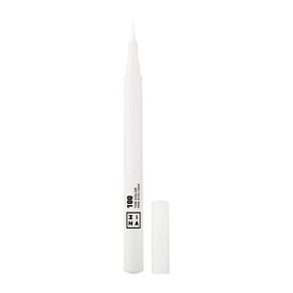 3INA MAKEUP - Vegan - The Colour Pen Eyeliner 100 - White - Felt Eyeliner - White Liquid Eyeliner - Long-Lasting Definition - Highly Pigmented - 8 Colours - Matte Finish - Cruelty Free