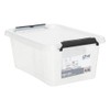 5five - transparent plastic box "clip n box" 4.5 l