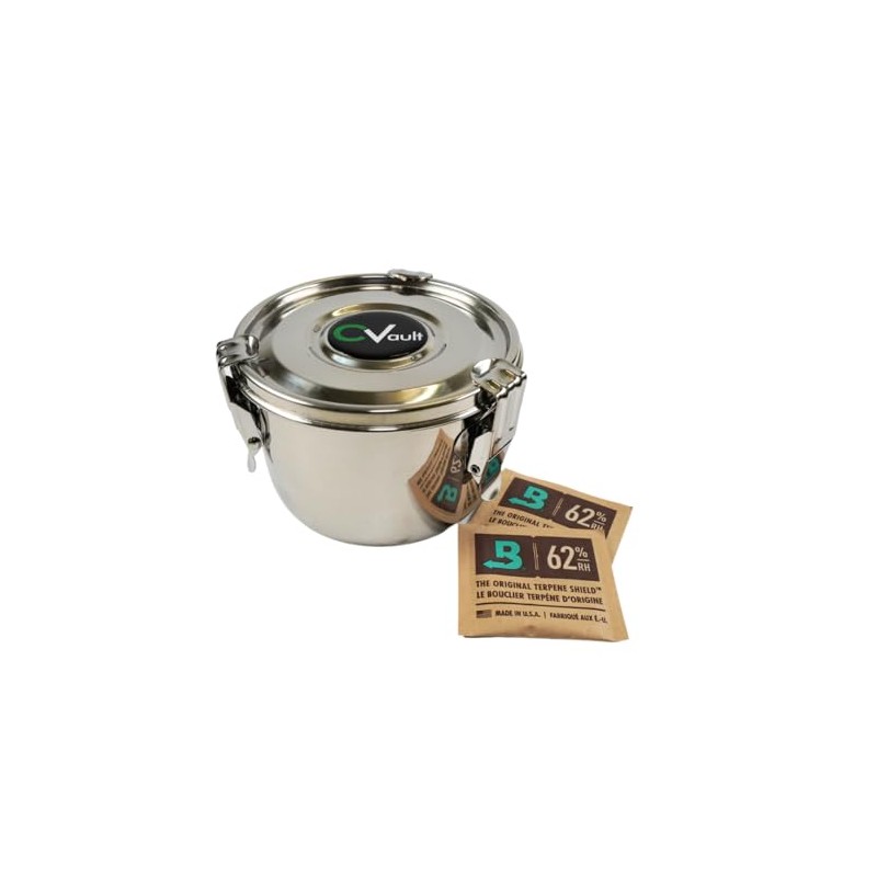 Storage / Curing stainless steel container CVault Large - 12cm