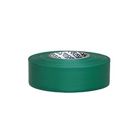 Presco Products Safety Flagging Tape Taffeta Roll Green 12/BX #TFG