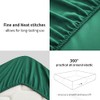 RUIKASI Superking Fitted Sheet Deep - Dark Green Bottom Sheet